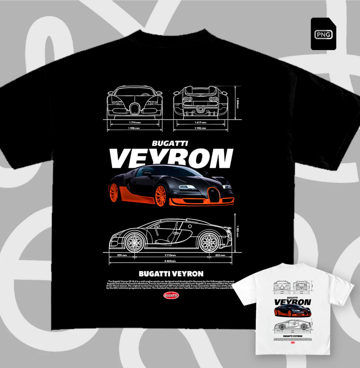 Bugatti Veyron (png descargable)